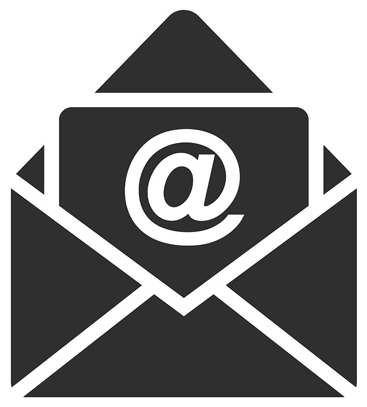 Icon Envelope with @ symbol