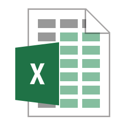 Excel file icon